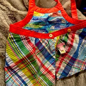 Lilly Pulitzer Reversible Halter wrap top